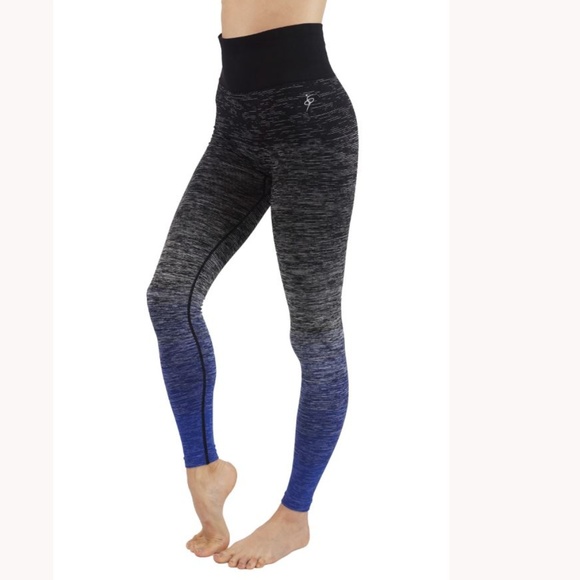 Pants - Ombre leggings with wide elastic waist band